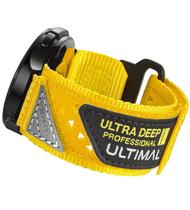 Pulseira de relógio ULTIMAL, pulseira esportiva ajustável em nylon, amarela Pulseira de relógio ULTIMAL, pulseira esportiva ajustável em nylon, amarela