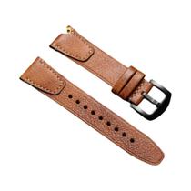 Pulseira De Relógio Unissex De Couro Vintage 18mm 20mm 22mm Com Liberação Rápida Estilo Retrô