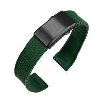 Pulseira De Relógio Unissex Em Borracha Fluoro Tropical 18/19/20/21/22mm Com Fecho Rápido