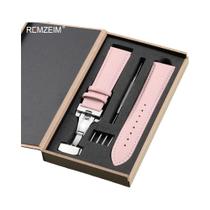 Pulseira De Relógio Unissex Em Couro Com Padrão Litchi 18mm 20mm 22mm Com Caixa De Presente Com Pulseira De Relógio Unissex Em Couro Com Padrão Litchi 18mm 20mm 22mm Com Caixa De Presente Com