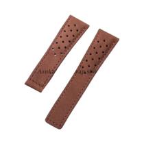 Pulseira De Relógio Unissex Em Couro De Vaca 20mm 22mm 24mm Para Tag Heuer Carrera Série Pulseira