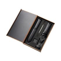 Pulseira De Relógio Unissex Em Couro Legítimo 14mm-24mm Com Fecho Borboleta, Pulseira De Relógio De