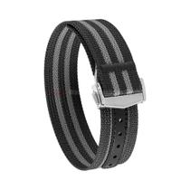 Pulseira De Relógio Unissex Em Nylon Com Relevo 20mm 22mm Com Fecho Desdobrável Para Relógio Omega