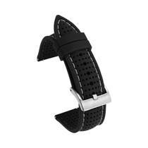 Pulseira De Relógio Unissex Esportiva Impermeável De Silicone E Borracha 20mm 22mm 24mm Com