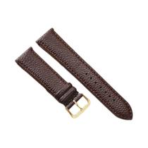 Pulseira De Relógio Universal De Couro Feminina 12mm-22mm Com Fivela De Metal Dourada Prateada