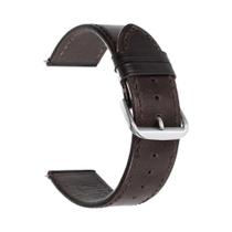Pulseira De Relógio Vintage Em Couro Genuíno De Bezerro 18mm-22mm Macia Com Efeito De Desgaste De