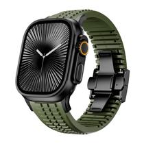 Pulseira de relógio VKEOO compatível com silicone iWatch Ultra 2/10-7 44-49mm Pulseira de relógio VKEOO compatível com silicone iWatch Ultra 2/10-7 44-49mm