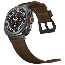 Pulseira de Relógio VSANT Vintage de Couro para Samsung Galaxy Watch 47mm