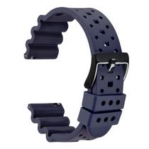 Pulseira de relógio WOCCI ventilada FKM Rubber 20mm para homens