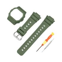 Pulseira De Resina E Borracha Masculina Para Relógio Casio G-Shock DW-5600 GW-M5610 GW-B5600 Com