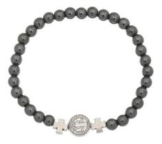 Pulseira De São Bento Em Hematita