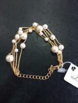 Pulseira de semi jóia com perolas Pulseira de semi jóia com perolas