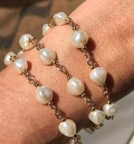 Pulseira de semi jóia com perolas Pulseira de semi jóia com perolas