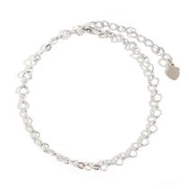 Pulseira de Semijoia Setinhas Banhada a Ródio com Extensor