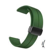 Pulseira De Silicone 20/22mm Com Fecho Magnético Compatível Com Samsung Gear S3 Classic Galaxy Watch