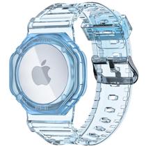 Pulseira De Silicone Ajustável Compatível com Rastreador Airtag