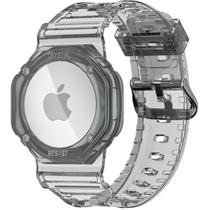 Pulseira De Silicone Ajustável Compatível com Rastreador Airtag