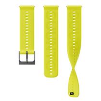 Pulseira de Silicone Atlética SUUNTO 22mm 6, Verde Limão S+M, Compatível com Ocean, Vertical 1/2, Race 1/2, Race S, 9 Peak Pro, Run, 9 Peak e 5 Peak