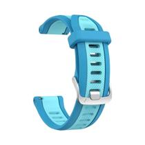 Pulseira De Silicone Bicolor 20mm Para Garmin Forerunner 570 42mm Vivoactive 6 5 Music - Faixa De