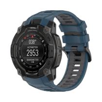 Pulseira De Silicone Bicolor Para Smartwatch Garmin Instinct 3 45mm 50mm Pulseira Oficial