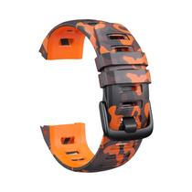 Pulseira De Silicone Camo De 22mm Para Substituição Da Pulseira Do Relógio Garmin Instinct 2