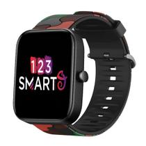 Pulseira de Silicone Camuflada compatível com Bip 3 A2172 / Bip A1608 / Bip U / Bip Lite - Vermelho Pulseira de Silicone Camuflada compatível com Bip 3 A2172 / Bip A1608 / Bip U / Bip Lite - Vermelho