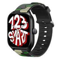 Pulseira de Silicone Camuflada compatível com GTS 4 A2168 / GTS4 Mini A2176 - Verde Pulseira de Silicone Camuflada compatível com GTS 4 A2168 / GTS4 Mini A2176 - Verde