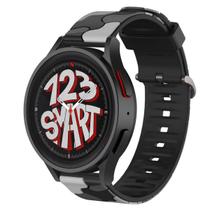 Pulseira de Silicone Camuflada para Galaxy Watch 5 Watch5 Pro 40mm 44mm 45mm