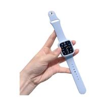 Pulseira De Silicone Compatível Com Apple Watch Série 10 9 8 7 6 SE 5 4, Tamanhos 44mm 45mm 46mm