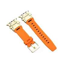 Pulseira De Silicone Cor Titânio Para Apple Watch 46mm 45mm 49mm 44mm 42mm Ultra 2 4 iWatch