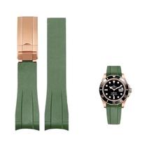 Pulseira De Silicone De 20mm Para Relógio Rolex DAYTONA SUBMARINER Yacht-Master GMT Explorer Pulseira De Silicone De 20mm Para Relógio Rolex DAYTONA SUBMARINER Yacht-Master GMT Explorer