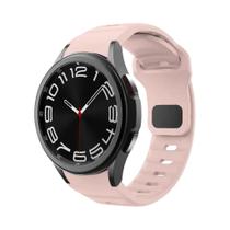 Pulseira De Silicone De 40mm 44mm Para Samsung Galaxy Watch 7 6 5 4 Classic 5Pro Bracelete Esportivo