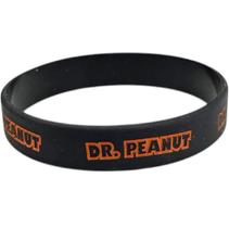 Pulseira de Silicone Dr Peanut - Cor: Preta Pulseira de Silicone Dr Peanut - Cor: Preta