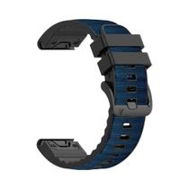 Pulseira De Silicone E Couro Quickfit Para Relógio Garmin Tactix8, Compatível Com Tactix 8, 7, Fenix