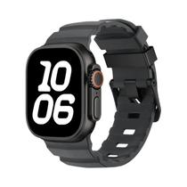 Pulseira De Silicone Esportiva De 42mm-49mm Para Apple Watch Ultra 2 1 10 9 8 7 6 SE 5 4 Bracelete