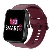 Pulseira de Silicone Fecho Colorido compatível com Bip 3 A2172 / Bip / Bip Lite / Bip U - Vinho
