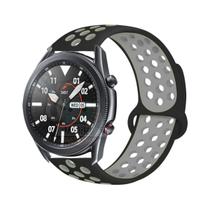 Pulseira de Silicone Furadinha para Galaxy Watch 3 45mm