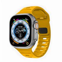 Pulseira de silicone macio à prova d'água para Apple Watch Ultra