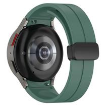 Pulseira de Silicone magnética para Samsung Galaxy Watch 4 Watch 5 Active2 40mm 42mm 44mm 45mm 46mm