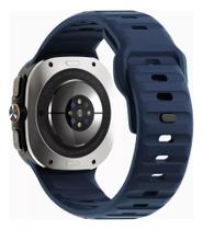 Pulseira De Silicone Mariner Compativel Com Galaxy Watch Ultra 47mm Sm-l700 L705 - Azul Marinho Pulseira De Silicone Mariner Compativel Com Galaxy Watch Ultra 47mm Sm-l700 L705 - Azul Marinho