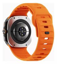 Pulseira De Silicone Mariner Compativel Com Galaxy Watch Ultra 47mm Sm-l700 L705 - Laranja Pulseira De Silicone Mariner Compativel Com Galaxy Watch Ultra 47mm Sm-l700 L705 - Laranja