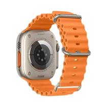 Pulseira De Silicone Ocean De 49mm 45mm 41mm 44mm 40mm Para Apple Watch Ultra 2 1 4 41 44 40mm