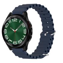 Pulseira de Silicone Ondulada Macia Para Watch6 Classic 47mm