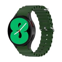 Pulseira De Silicone Ondulada Para Galaxy Watch4 40 SM-R860