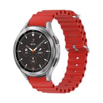 Pulseira De Silicone Ondulada Para Galaxy Watch4 42 SM-R880