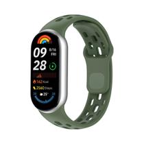 Pulseira De Silicone Original Xiaomi Mi Band 10 9 8 NFC Sem Vãos Acessórios Para Smartwatch