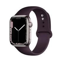 Pulseira De Silicone Para Apple Watch 44mm 45mm 40mm 41mm 42-38mm, Bracelete Esportivo Para Série 8