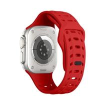 Pulseira De Silicone Para Apple Watch 46mm 44mm 45mm 40mm 49mm 42mm 41mm 38 iWatch Series 10 9 8