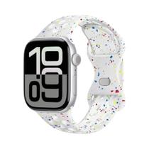 Pulseira De Silicone Para Apple Watch Ultra 7 6 5 4 SE 44mm 40mm 42mm 41mm 46mm 45mm