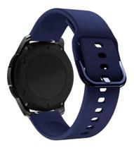 Pulseira de Silicone Para Galaxy Watch Active 2 e Active r500 - Azul Marinho - t-shirck